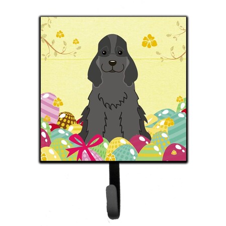 Carolines Treasures Easter Eggs Cocker Spaniel Black Leash or Key Holder BB6092SH4